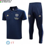 POLO Maglia Set Completo Arsenal 2023/2024 Blu Navy