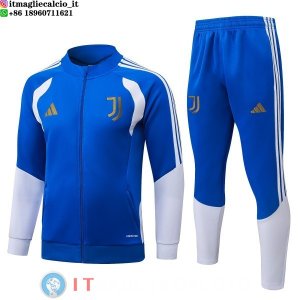 Giacca Full Zip e Pantaloni Allenamento Bambino Juventus 26-27 Blu Bianco