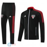 Giacca Set Completo Sao Paulo 2021/2022 Nero I Rosso