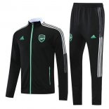 Giacca Set Completo Arsenal 21-22 Nero Verde