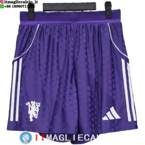 Thailandia Pantaloni Manchester United Seconda Giocatori 2025/2026 I