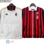 Giacca A Vento AC Milan 24-25 Bianco Rosso