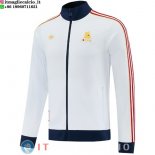Giacca Full Zip Allenamento Roma 2026/2027 Bianco Rosso