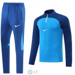 Felpa Da Allenamento Set Completo Nike 22-23 Blu II Navy