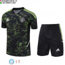 Formazione Set Completo Maglia Manchester United 2023/2024 Verde Nero