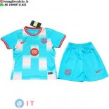 Maglia Bambino Barcellona Speciale 2025/2026 Blu Bianco Maglia Bambino Barcellona Speciale 2025/2026 Blu Bianco
