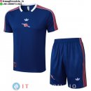 Formazione Set Completo Maglia Arsenal 2025/2026 Blu Navy Rosso