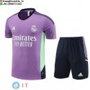 Formazione Maglia Set Completo Real Madrid 2022/2023 Purpureo Nero