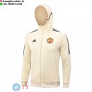 Giacca Felpa Cappuccio Manchester United 23-24 Giallo