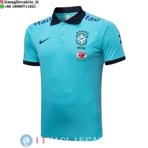 POLO Maglia Brasile 2023 Blu