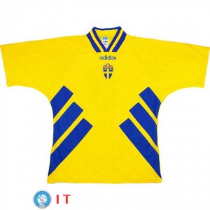 Retro Maglia Svezia Prima 1994 Giallo