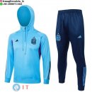 Giacca Felpa Cappuccio Set Completo Argentina 2023 Blu