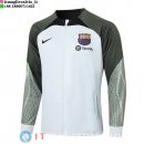 Giacca Lunga Zip Barcellona 23-24 Bianco Verde