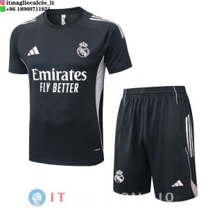 Formazione Maglia Set Completo Real Madrid 2025/2026 Grigio Navy Rosa