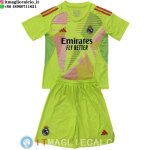 Maglia Bambino Real Madrid Portiere 2024/2025 Giallo Maglia Bambino Real Madrid Portiere 2024/2025 Giallo