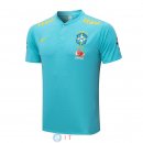 POLO Maglia Brasile 2022 Blu