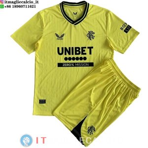 Maglia Set Completo Uomo Rangers Portiere 2023/2024 Giallo