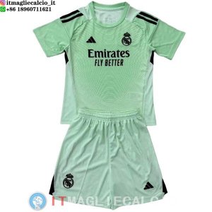 Maglia Set Completo Uomo Real Madrid Portiere 2025/2026 Verde