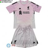 Maglia Bambino liverpool Portiere 2025/2026 Rosa