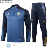 Felpa Da Allenamento Set Completo Boca Juniors 24-25 Grigio Navy
