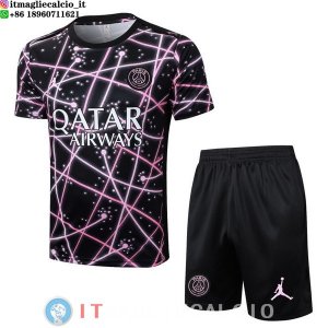 Formazione Maglia Set Completo Paris Saint Germain 2025/2026 Nero Rosa