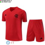 Formazione Maglia Bambino Set Completo Flamengo 2023/2024 Rosso