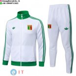 Giacca Full Zip e Pantaloni Allenamento Senegal 2026 Bianco Giacca Full Zip e Pantaloni Allenamento Senegal 2026 Bianco
