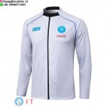 Giacca Lunga Zip Napoli 25-26 Bianco Blu