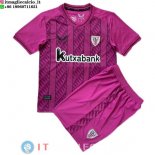 Maglia Bambino Athletic Bilbao Portiere 2023/2024 Purpureo