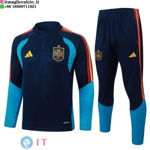 Felpa Da Allenamento Set Completo Spagna 2026 Blu Navy
