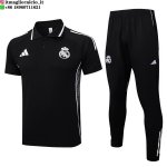POLO Maglia Set Completo Real Madrid 2025/2026 Nero
