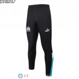 Giacca Pantaloni Deportivos Marseille 23-24 Nero Bianco Blu