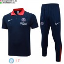POLO Maglia Set Complet Paris Saint Germain 2025/2026 Blu Navy