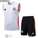 Senza Maniche Set Completo Maglia Ajax 2025/2026 Bianco Nero