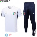 Formazione Set Completo Maglia Italia 2023 Bianco I Blu Navy