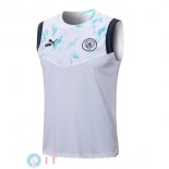 Senza Maniche Maglia Manchester city 2022/2023 Bianco