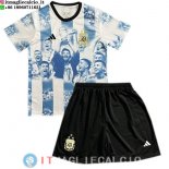 Maglia Set Completo Uomo Argentina Speciale 2023 Bianco