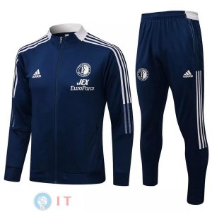 Giacca Set Completo Feyenoord Rotterdam 21-22 Blu Navy