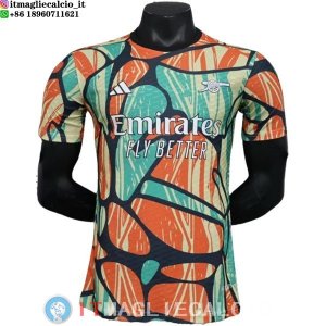 Thailandia Maglia Giocatori Arsenal Pre-partita 2024/2025 Arancione