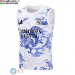 Senza Maniche Maglia Real Madrid 2025/2026 Bianco I Purpureo