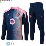 Felpa Da Allenamento Set Completo Barcellona 25-26 Blu Navy I Rosa Felpa Da Allenamento Set Completo Barcellona 25-26 Blu Navy I Rosa