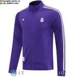 Giacca Lunga Zip Real Madrid 2025/2026 Purpureo