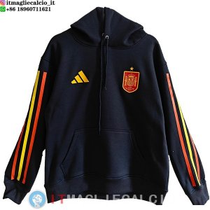 Felpa con Cappuccio Spagna 2026 Blu Navy