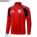Giacca Full Zip Allenamento Flamengo 2025/2026 Rosso Nero