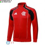 Giacca Full Zip Allenamento Flamengo 2025/2026 Rosso Nero