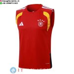 Senza Maniche Maglia Germania 2026 Rosso Giallo Senza Maniche Maglia Germania 2026 Rosso Giallo