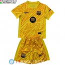 Maglia Set Completo Uomo Barcellona Portiere 2024/2025 Giallo