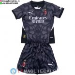 Maglia Bambino Ac Milan Portiere 2024/2025 Nero