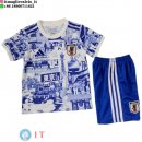 Maglia Bambino Giappone Speciale 2026 Blu Bianco