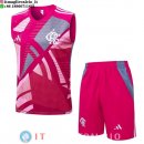 Senza Maniche Set Completo Maglia Flamengo 2025/2026 Rosa